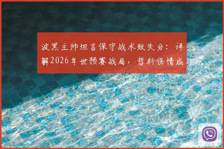 波黑主帅坦言保守战术致失分：详解2026年世预赛战局，哲科伤情成下轮关键变数